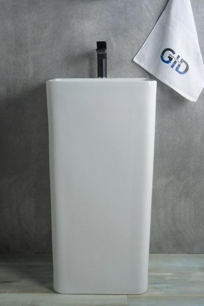 Раковина GID-ceramic 81117 Nb148 с пьедесталом нестандартная 41, керамика купить,287500