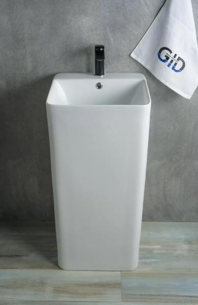Раковина GID-ceramic 81117 Nb148 с пьедесталом нестандартная 41, керамика купить,287500
