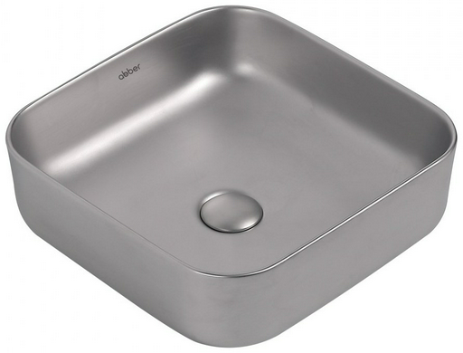 Раковина Abber Rechteck AC2211MS накладная квадратная 38.5 см, фаянс