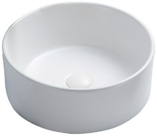 Раковина Ceramicanova CN6032MW накладная круглая 35.8, мрамор