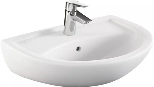 Раковина Norm Fit 6895B099-1778 накладная полукруглая 60, фарфор