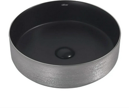 Раковина Abber AC2109BS накладная круглая 40 см, фаянс