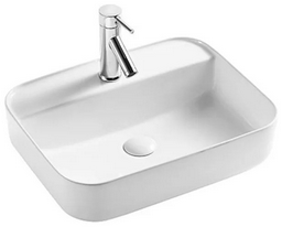 Раковина WeltWasser WW ELBACH 2231 накладная прямоугольная 50.5 см, фаянс