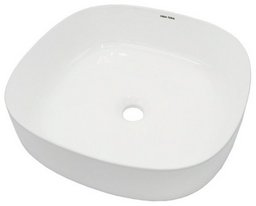 Раковина Aqua Toria JT-1012 накладная квадратная 45, керамика
