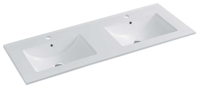 Раковина Vincea VBS-13120D врезная прямоугольная 121.5, фарфор купить,NaN