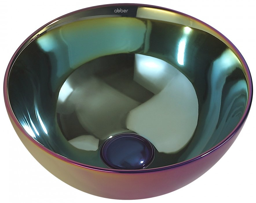 Раковина Abber Bequem AC2106Regen накладная круглая 32 см, фаянс купить,88400