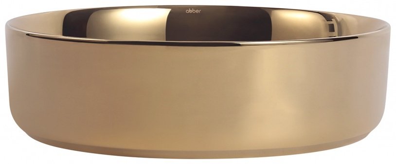 Раковина Abber Bequem AC2109GG накладная круглая 40 см, фаянс
