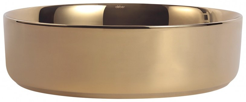 Раковина Abber Bequem AC2109GG накладная круглая 40 см, фаянс купить,85140