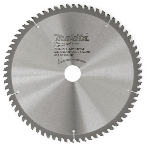 Пильный диск по металлу Makita D-03975, 260x30 мм, 100Т