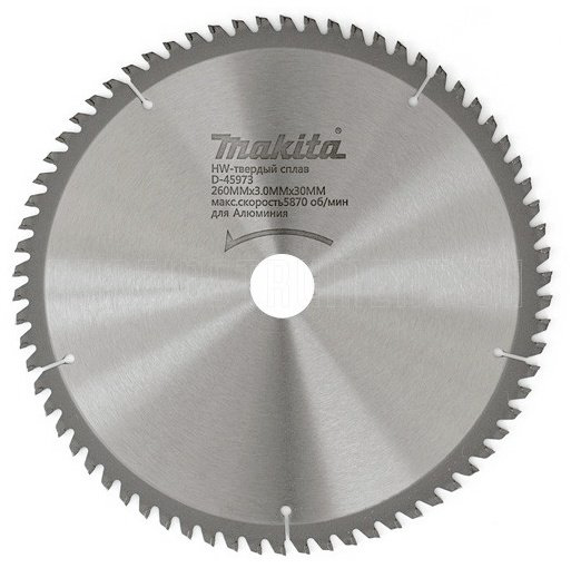 Пильный диск по металлу Makita D-03975, 260x30 мм, 100Т
