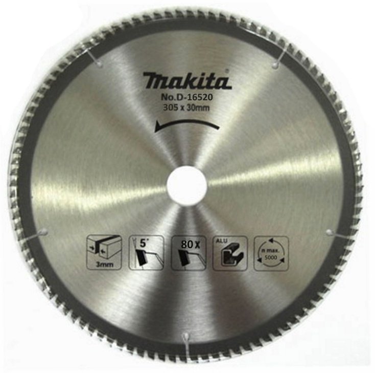 Пильный диск по металлу Makita D-16520, 305x30 мм, 80Т