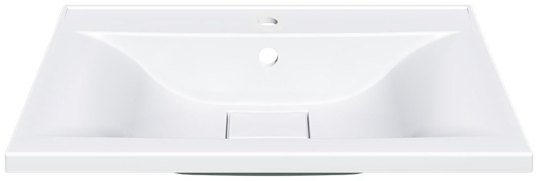 Раковина Vincea VCB-3M650W врезная прямоугольная 65, искусственный камень