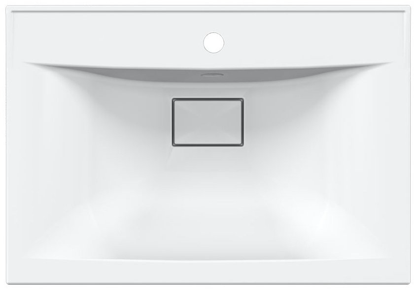 Раковина Vincea VCB-3M650W врезная прямоугольная 65, искусственный камень купить,106200