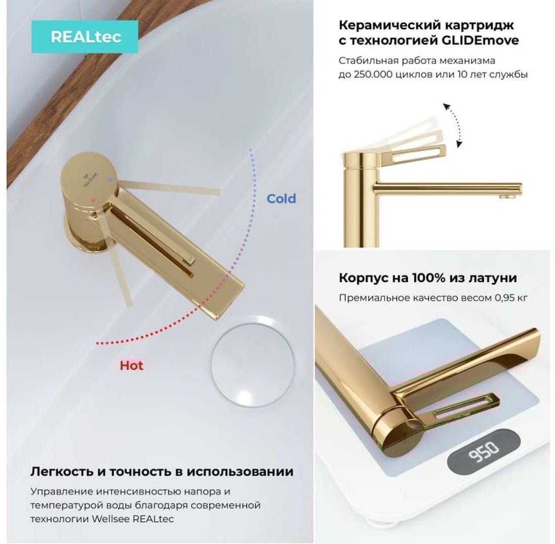 Раковина Wellsee 201003638 Bisou подвесная полукруглая 45, фаянс купить,0