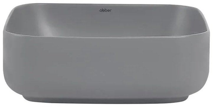 Раковина Abber Rechteck AC2211MG накладная квадратная 38.5 см, фаянс