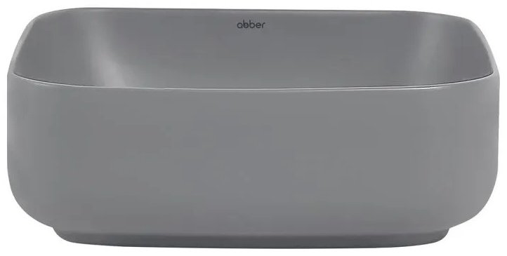 Раковина Abber Rechteck AC2211MG накладная квадратная 38.5 см, фаянс купить,61100