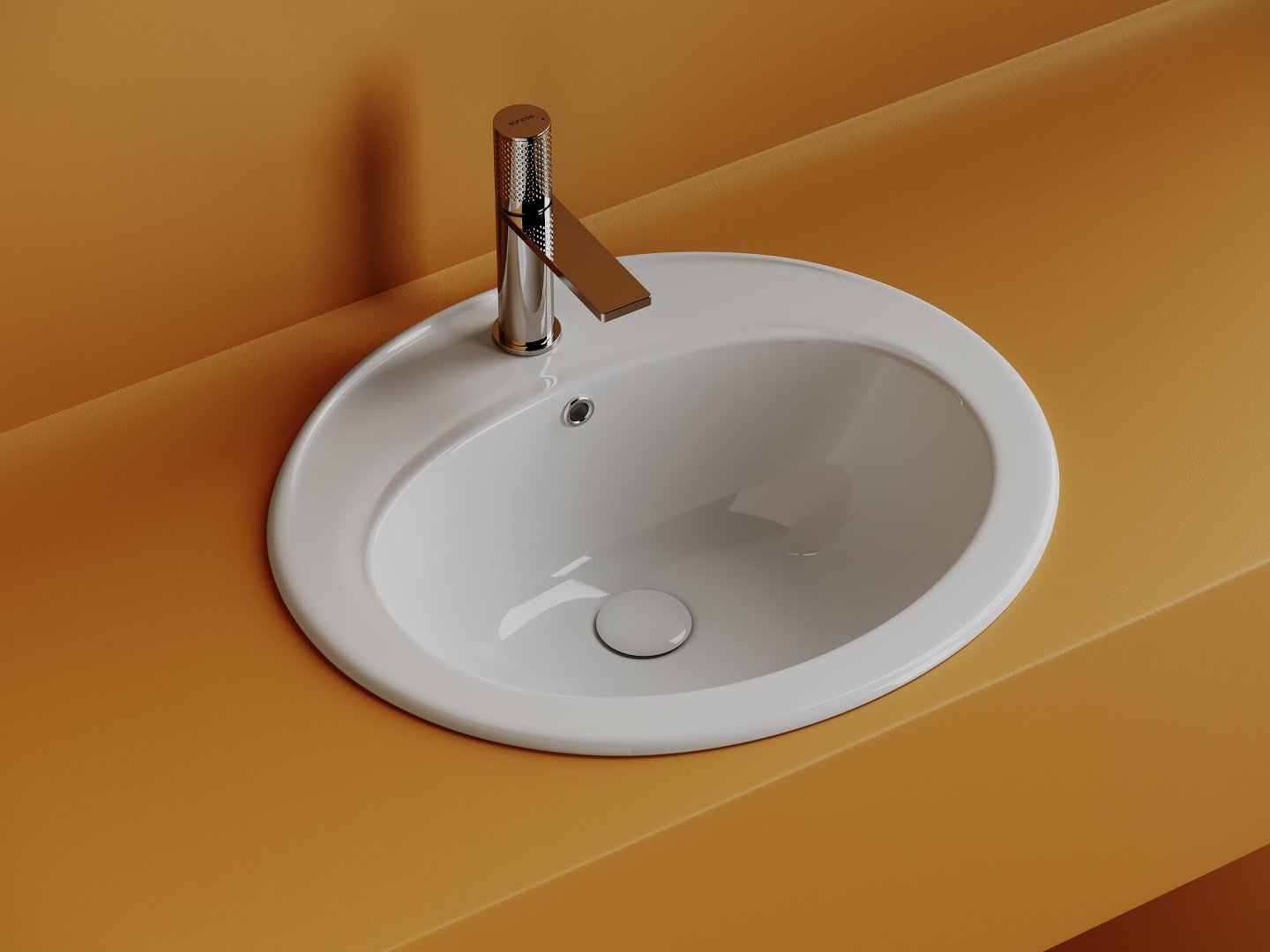 Раковина Ceramicanova CN6079 накладная овальная 49.5, мрамор купить,0