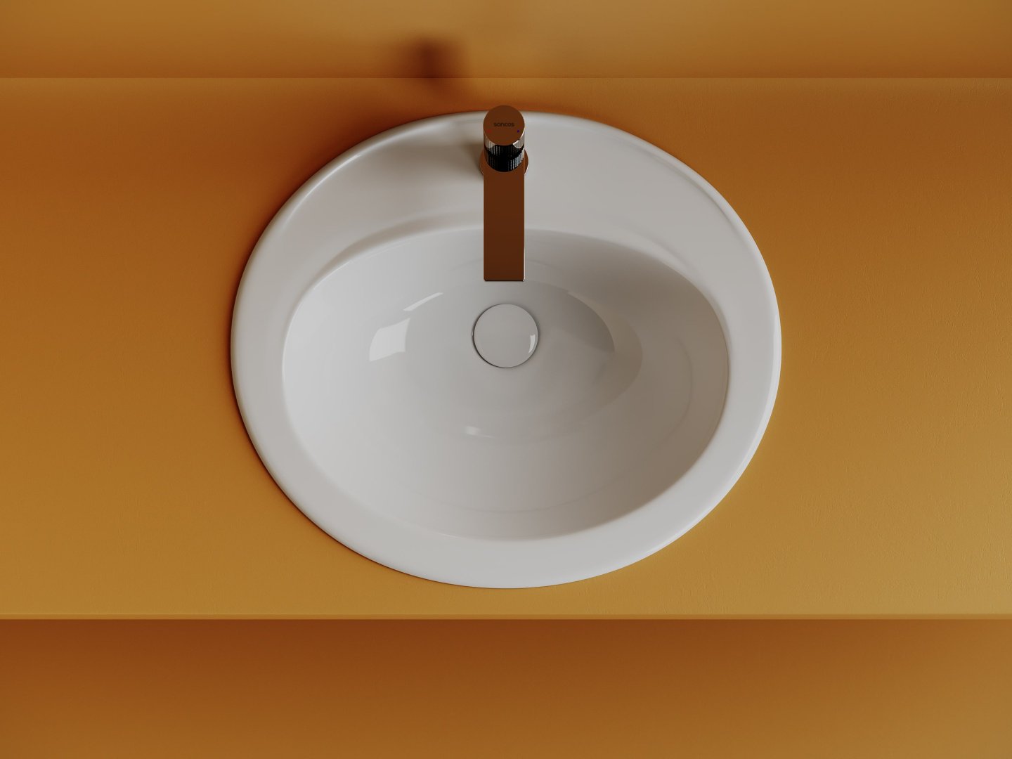 Раковина Ceramicanova CN6079 накладная овальная 49.5, мрамор купить,0