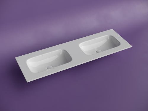 Раковина Ceramicanova CN7022wx накладная прямоугольная 45.7, мрамор