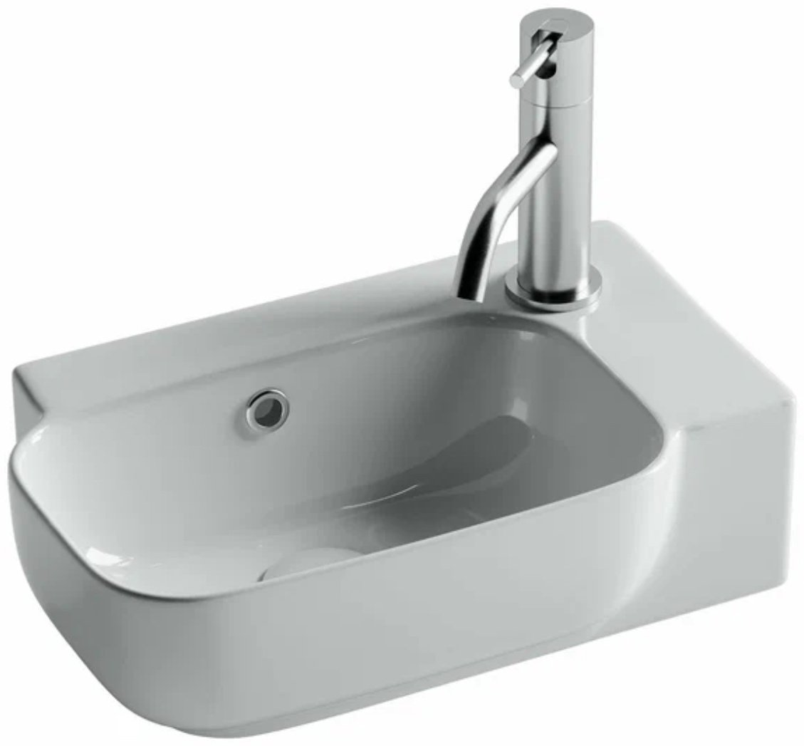 Раковина Ceramicanova CN6074L подвесная прямоугольная 40, санфарфор купить,NaN