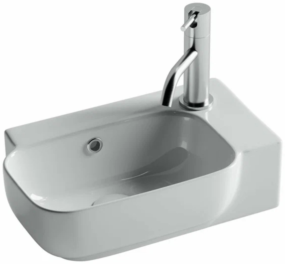 Раковина Ceramicanova CN6074L подвесная прямоугольная 40, санфарфор купить,NaN