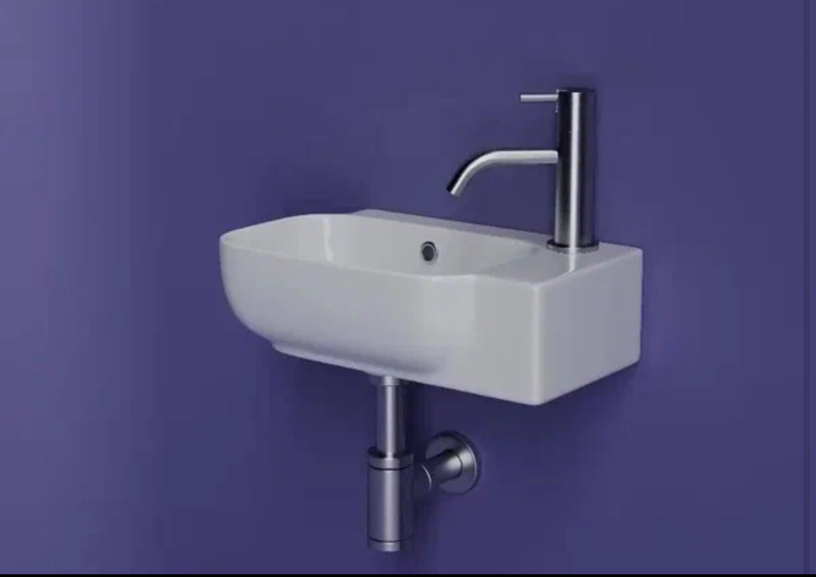 Раковина Ceramicanova CN6074L подвесная прямоугольная 40, санфарфор купить,NaN