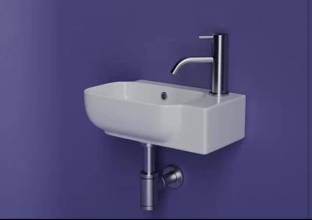 Раковина Ceramicanova CN6074L подвесная прямоугольная 40, санфарфор купить,NaN