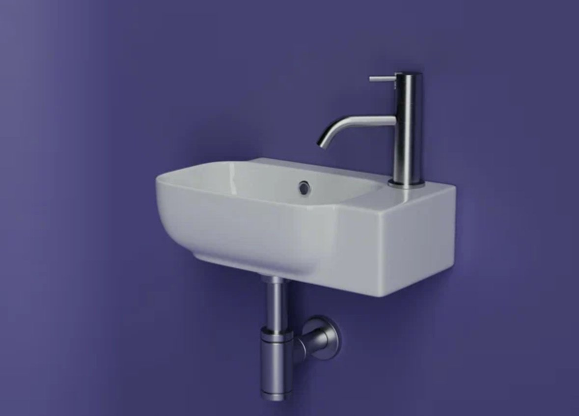 Раковина Ceramicanova CN6074L подвесная прямоугольная 40, санфарфор купить,NaN
