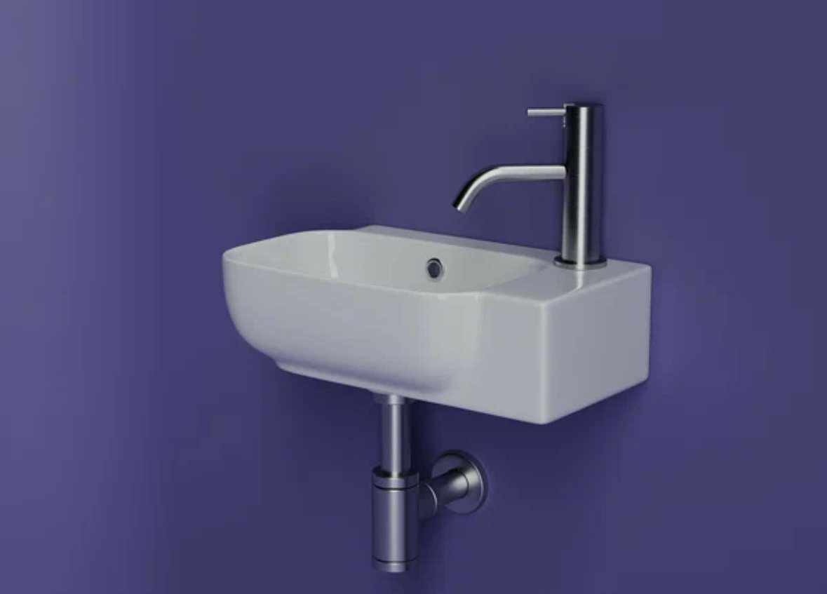 Раковина Ceramicanova CN6074L подвесная прямоугольная 40, санфарфор купить,NaN