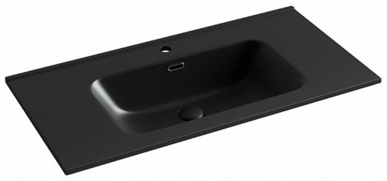 Раковина Ceramicanova CN7002MB врезная прямоугольная 91, санфарфор