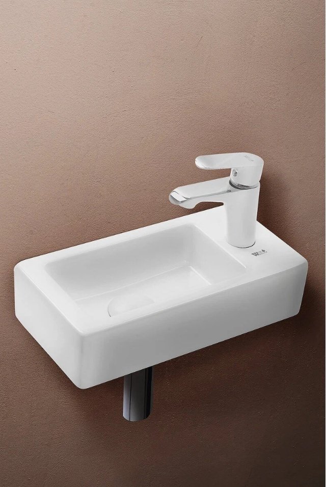Раковина KABINKA.KZ WW AISBACH 5092 R подвесная прямоугольная 37 см, фаянс купить,0