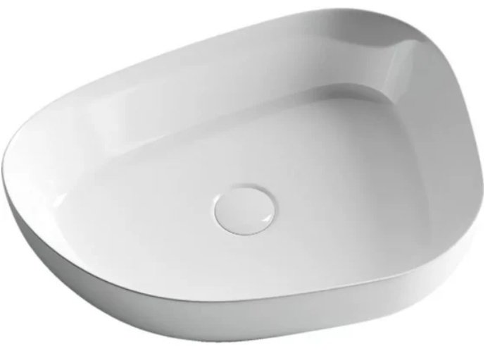 Раковина Ceramicanova CN5003 накладная нестандартная 55, санфарфор