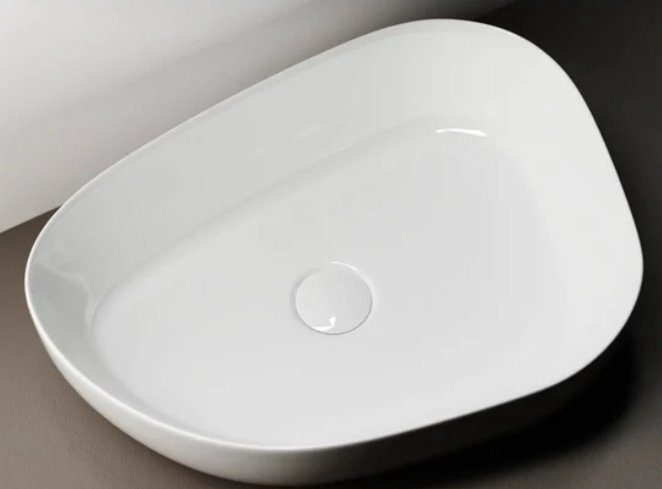 Раковина Ceramicanova CN5003 накладная нестандартная 55, санфарфор купить,NaN