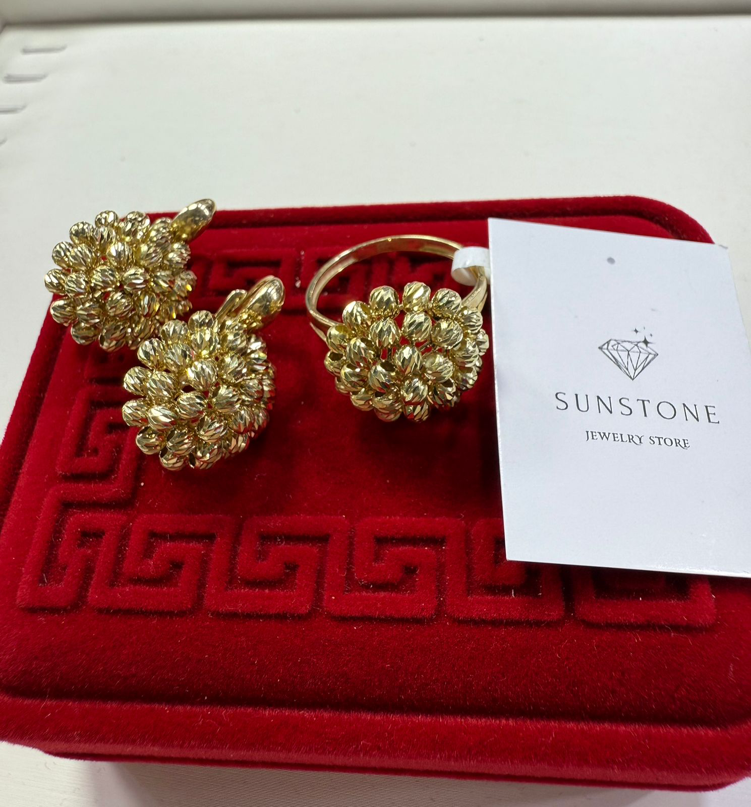 Комплект Sunstone S222 17-19р 10гр золото 585 купить,650000