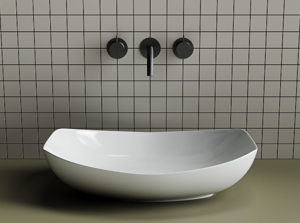 Раковина Ceramicanova Element CN5016 накладная овальная 56, санфарфор
