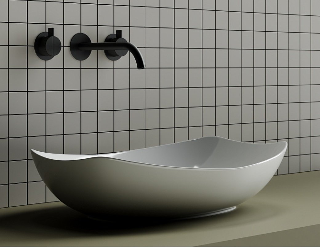 Раковина Ceramicanova Element CN5016 накладная овальная 56, санфарфор