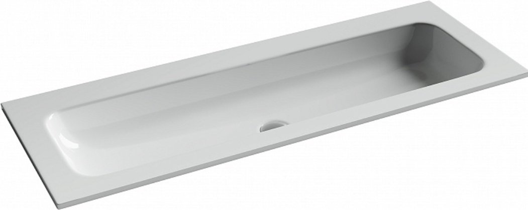 Раковина Ceramicanova CN7016wx накладная прямоугольная 121, санфарфор