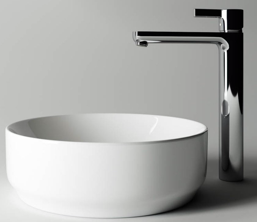 Раковина Ceramicanova CN6005 накладная круглая 35, санфарфор купить,NaN