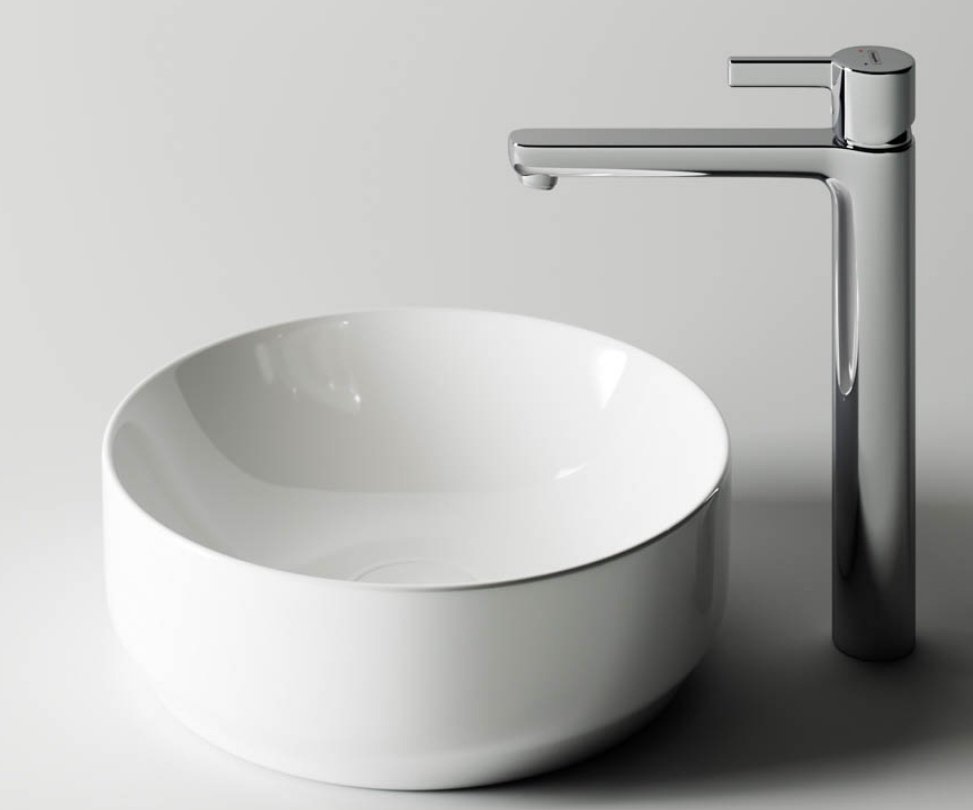 Раковина Ceramicanova CN6005 накладная круглая 35, санфарфор