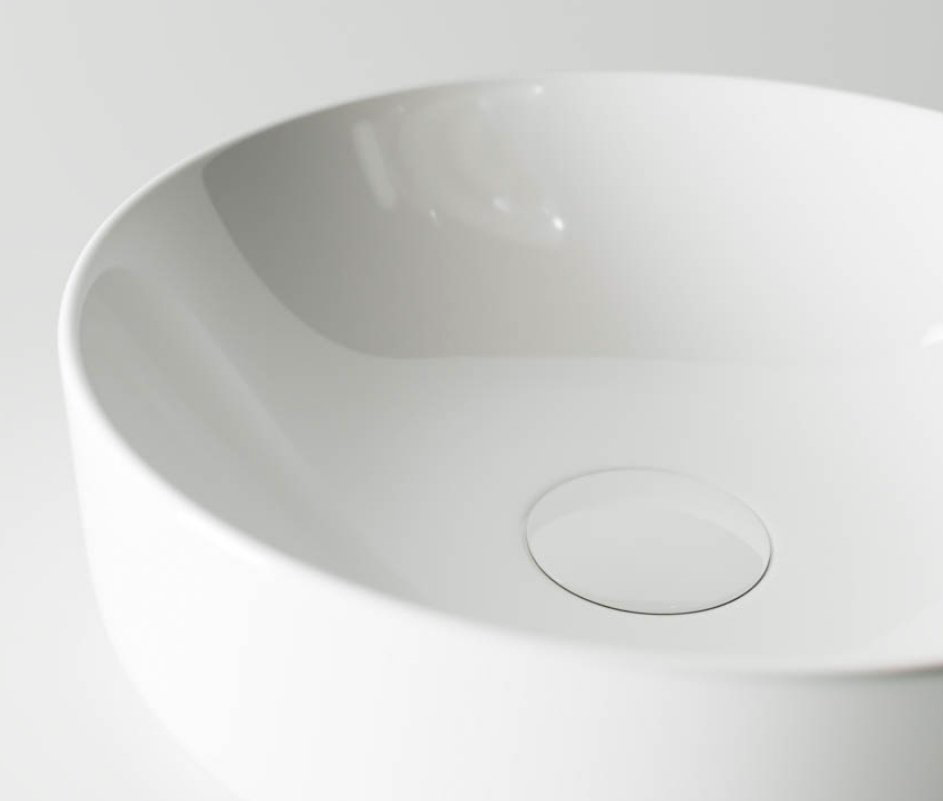 Раковина Ceramicanova CN6005 накладная круглая 35, санфарфор купить,NaN