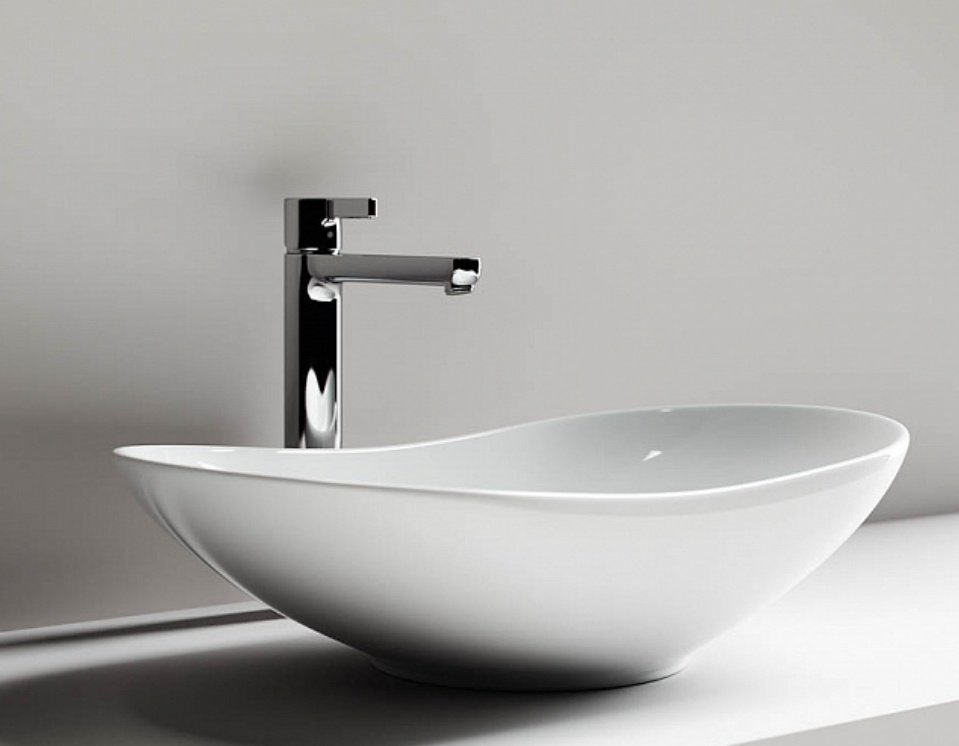 Раковина Ceramicanova CN6015 накладная овальная 62, санфарфор