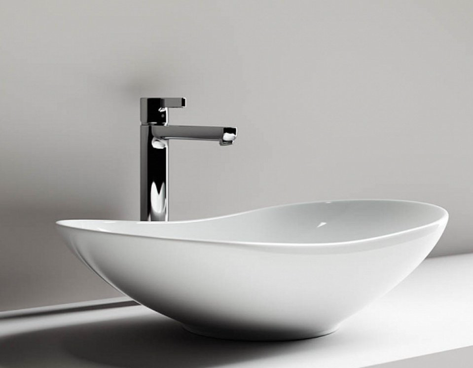 Раковина Ceramicanova CN6015 накладная овальная 62, санфарфор купить,NaN