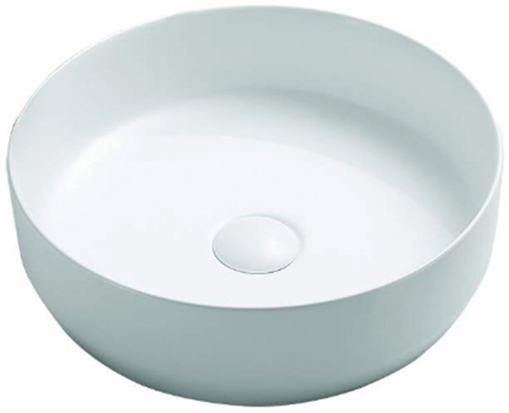 Раковина Ceramicanova CN6022MW накладная круглая 39, фаянс