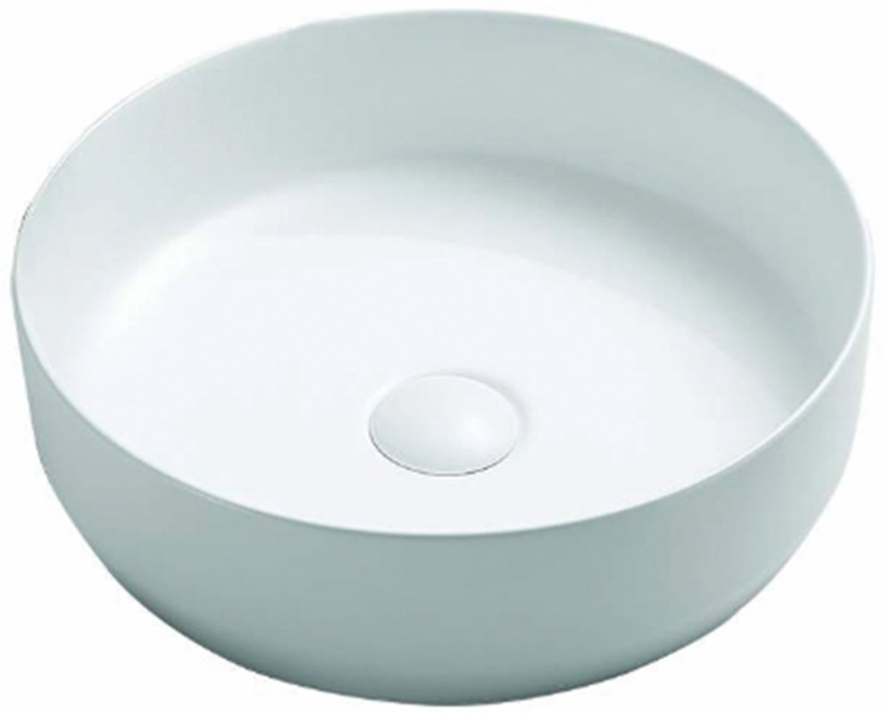 Раковина Ceramicanova CN6022MW накладная круглая 39, фаянс