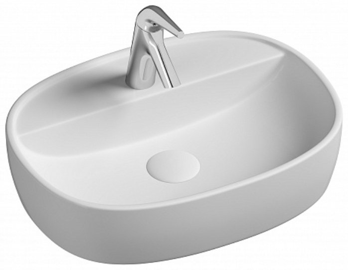 Раковина Ceramicanova CN6036 накладная овальная 50, санфарфор