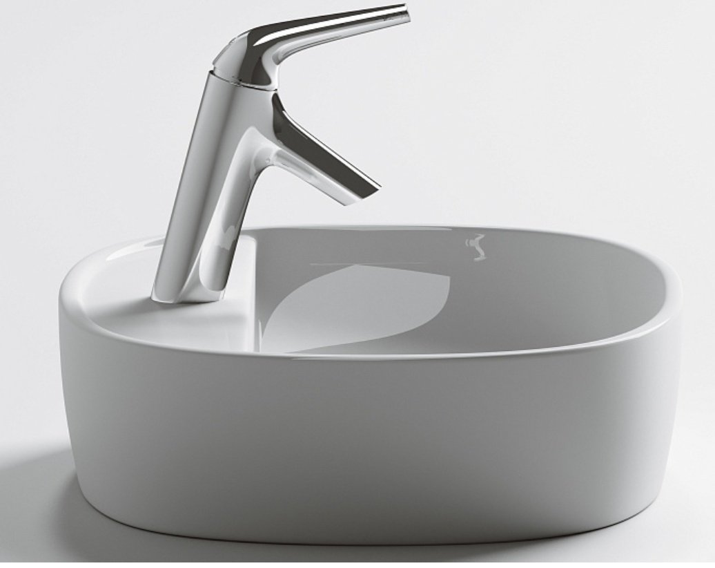 Раковина Ceramicanova CN6036 накладная овальная 50, санфарфор купить,0