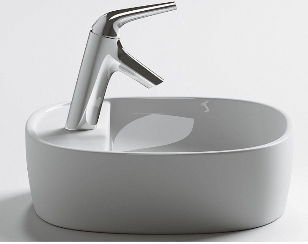 Раковина Ceramicanova CN6036 накладная овальная 50, санфарфор купить,NaN
