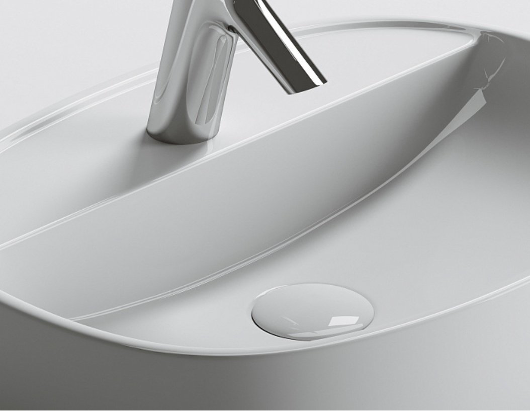 Раковина Ceramicanova CN6036 накладная овальная 50, санфарфор купить,142400