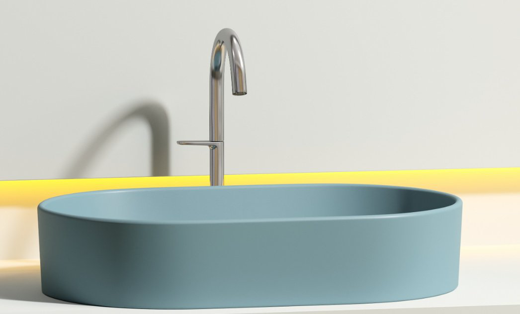 Раковина Ceramicanova CN6048MLG накладная овальная 60, санфарфор купить,300300
