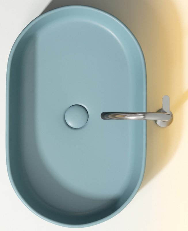 Раковина Ceramicanova CN6048MLG накладная овальная 60, санфарфор купить,0